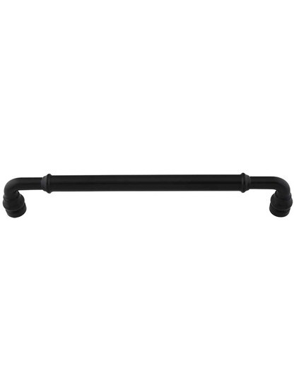 Brixton Cabinet Pull 7 9/16 inch - Center-to-Center in Flat Black.